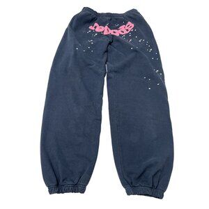 Sp5der Atlanta Sweatpants in Navy